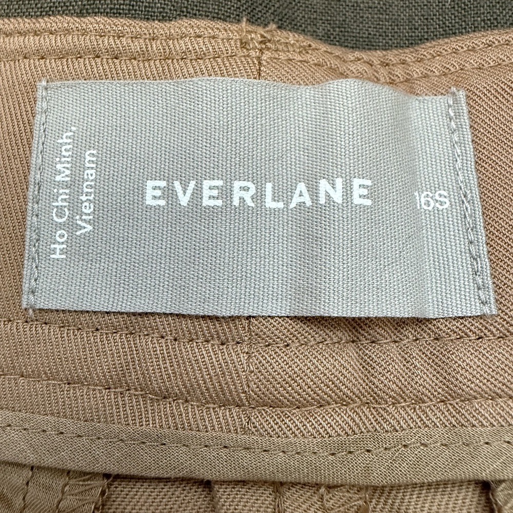 Everlane Wide Leg Pants Trousers 16 Women Draper Pleated Buttersmooth High Waist - Picture 4 of 6